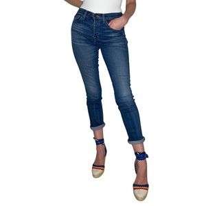 J Brand Slim Ankle Mid Rise Jeans 25